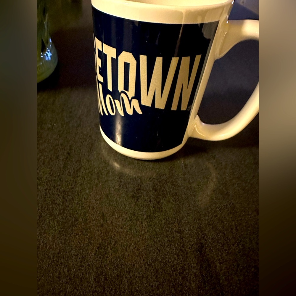 GEORGETOWN UNIVERSITY COFFEE MUG. GEORGETOWN UNIVERSITY MUG.  Art Deco Mug.